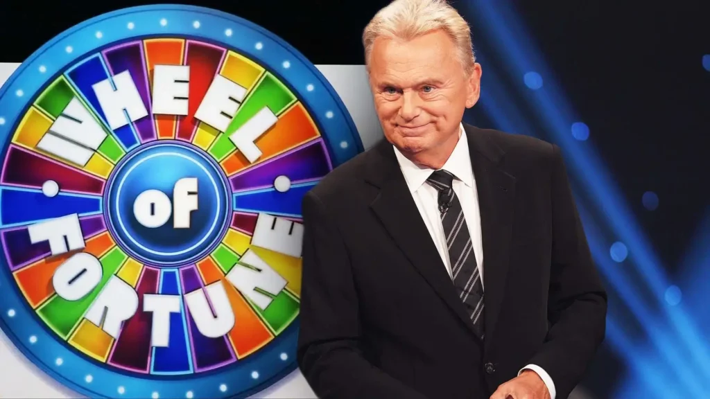 Pat Sajak on wheel of fortune