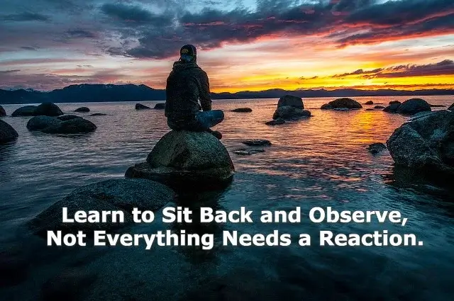 Benefits of Sitting Back and Observing Before Taking Action