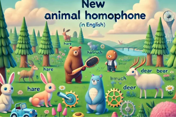 new animal homophone