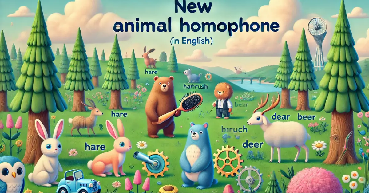 new animal homophone